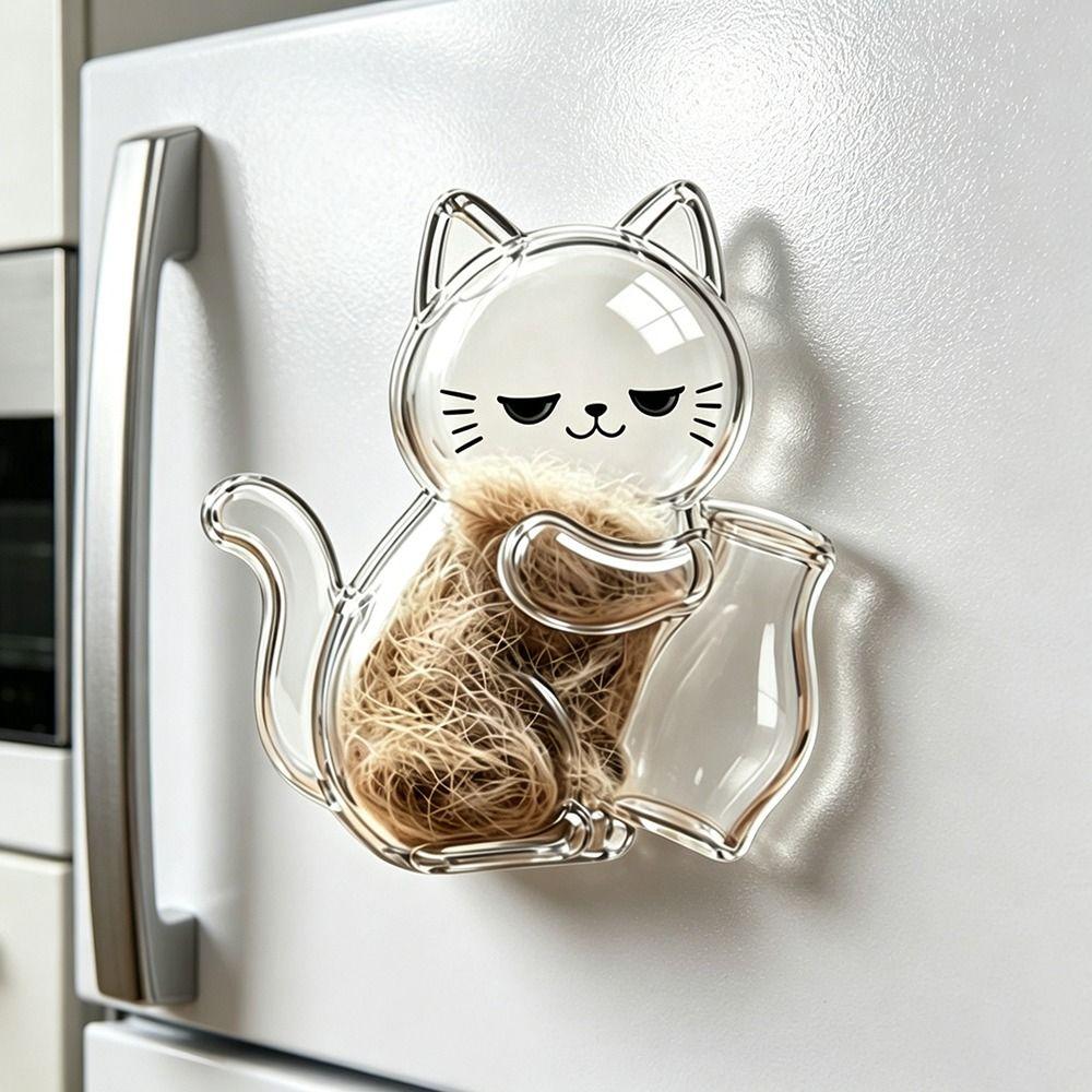 Magnetic Hair Keepsake Magnet Transparent Decorative Fridge Magne Home Decor