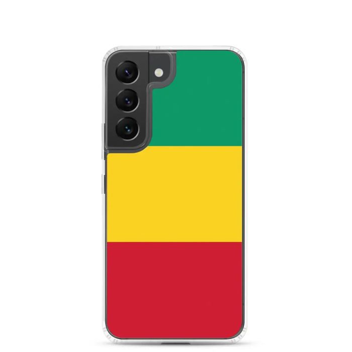 Coque Téléphone - PIXELFORMA - Drapeau Guinée - Samsung Galaxy S22 Plus - Souple - TPu