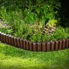 KADAX Garden Palisade Edging Fence Lawn Edging Plastic