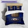 3pcs Duvet Cover Set (1*Duvet Cover + 2*Pillowcase, Without Core), Chelsea Football Club Print Bedding Set, Bedroom Decor, All‑Season, Birthday Gift