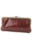 Длинный кошелек с застежкой из натуральной кожи, классический 0036202 бордо [Dakota] (0030002) Женский DA-32002-30