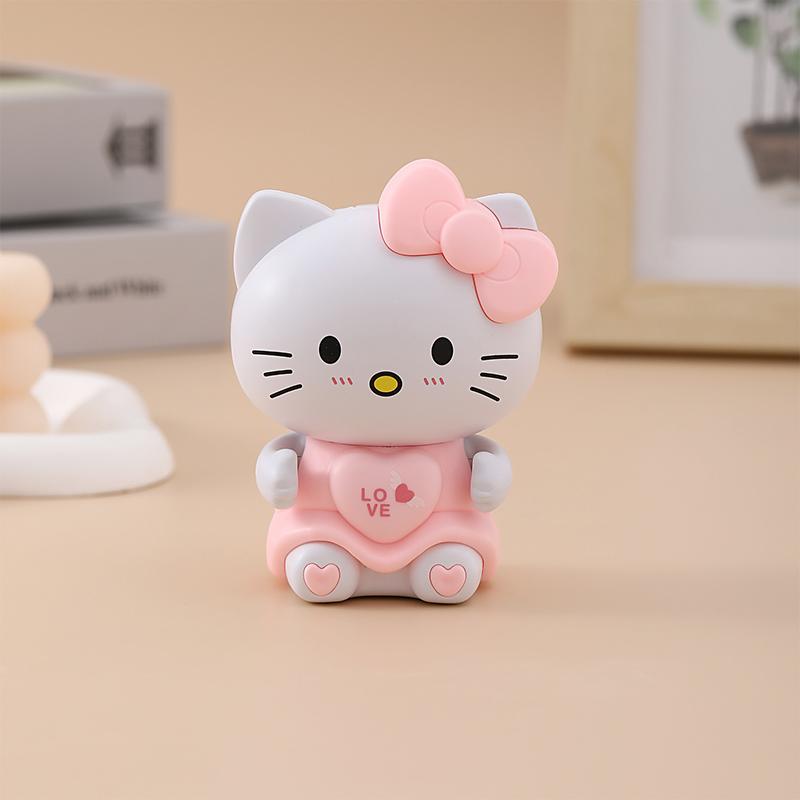Hello Kitty Heart Talking I Love You Led Glowing Toy Kawaii Night Light Sanrio Animation Toys Valentine'S Day