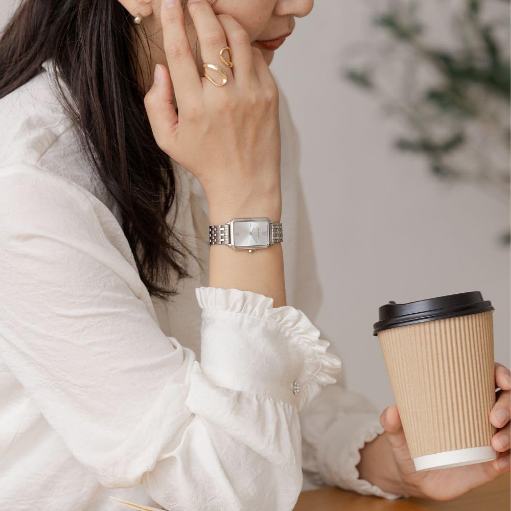 BERING Классические часы с браслетом-звеньями серебристые 17423-700