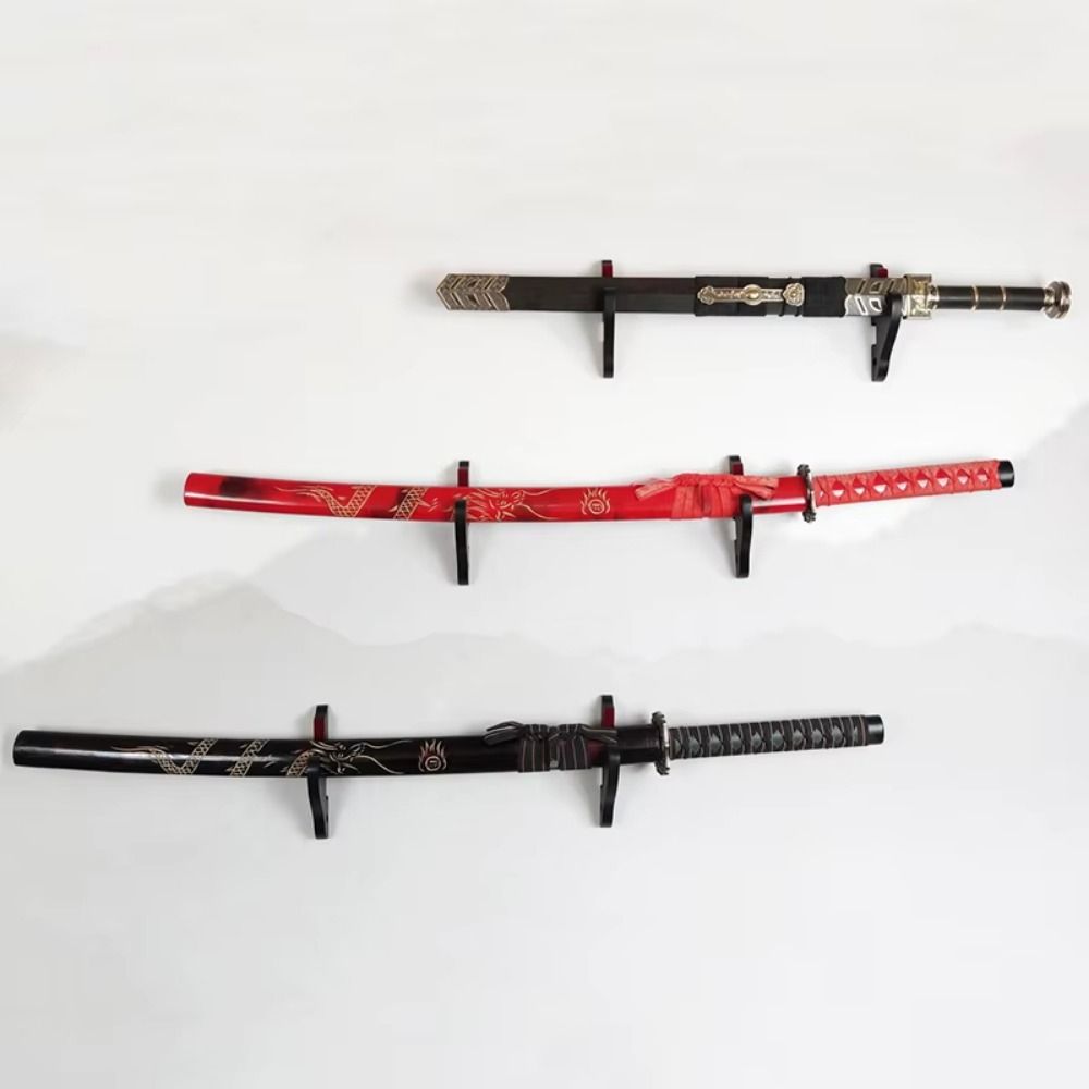 Настенный держатель для светового меча на 1/2 яруса, регулируемая деревянная стойка для флейты самурая, многофункциональный, легко устанавливаемый держатель для стержня, для энтузиастов