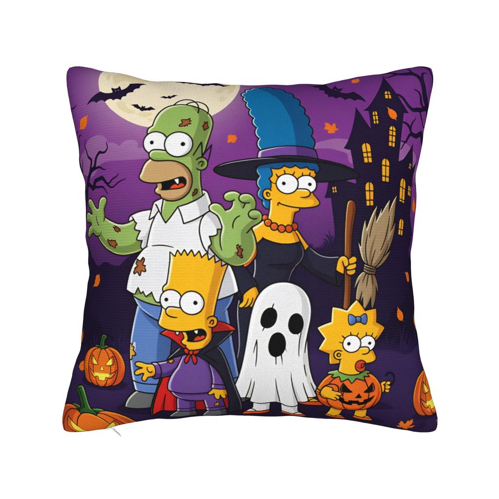 Pillow Case Funny SSimpsons The Scream Parody Custom Pillow Cover For Wedding Party Home Decor Vintage Pillowcases
