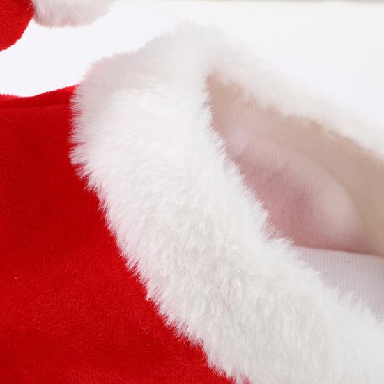 1 пара рождественских тапочек Санты, праздничная красная обувь с героями мультфильмов, милые очаровательные тапочки Санты для украшения и комфорта