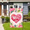 1 шт. День матери 12x18 дюймов флаг для дома декор дома двухсторонние очаровательные флаги для счастливого сада и двора дизайн цветов