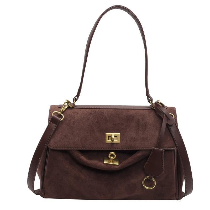 Матовая сумка-тоут женская 2025 новая большой вместимости для поездок на работу, подмышечная сумка, осенне-зимняя, высококлассная, универсальная, на плечо, для отдыха