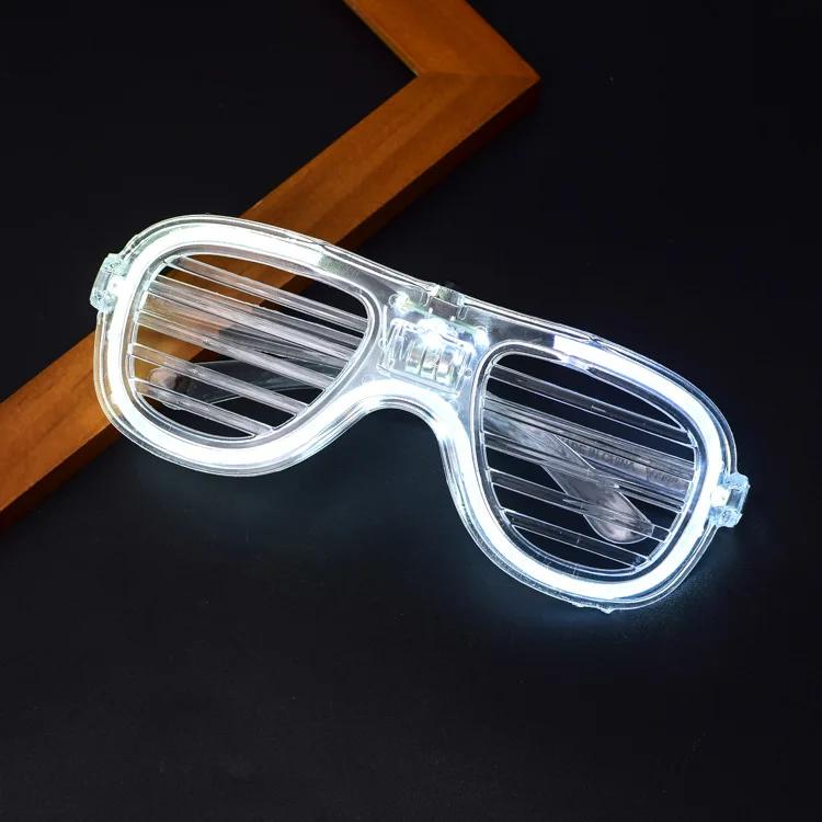Luminous Light Glasses Bar Party Concert Props Fluorescent LED Glowing Night Party Photo Props Kids Happy Birthday Party Decor