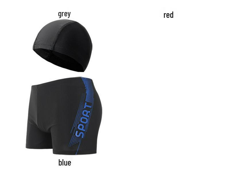 Мужские плавки больших размеров с шапочкой - Модные плавки свободного кроя