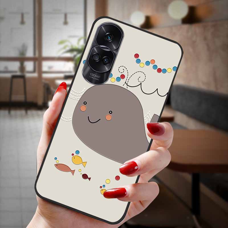 Чехол для Honor 90 Lite 5G 3D Цветочный Рельефный Тиснение Силиконовый Задний Чехол Для Honor 90 Чехол Honor90 Pro 90Pro 90Lite Мягкий Защитный