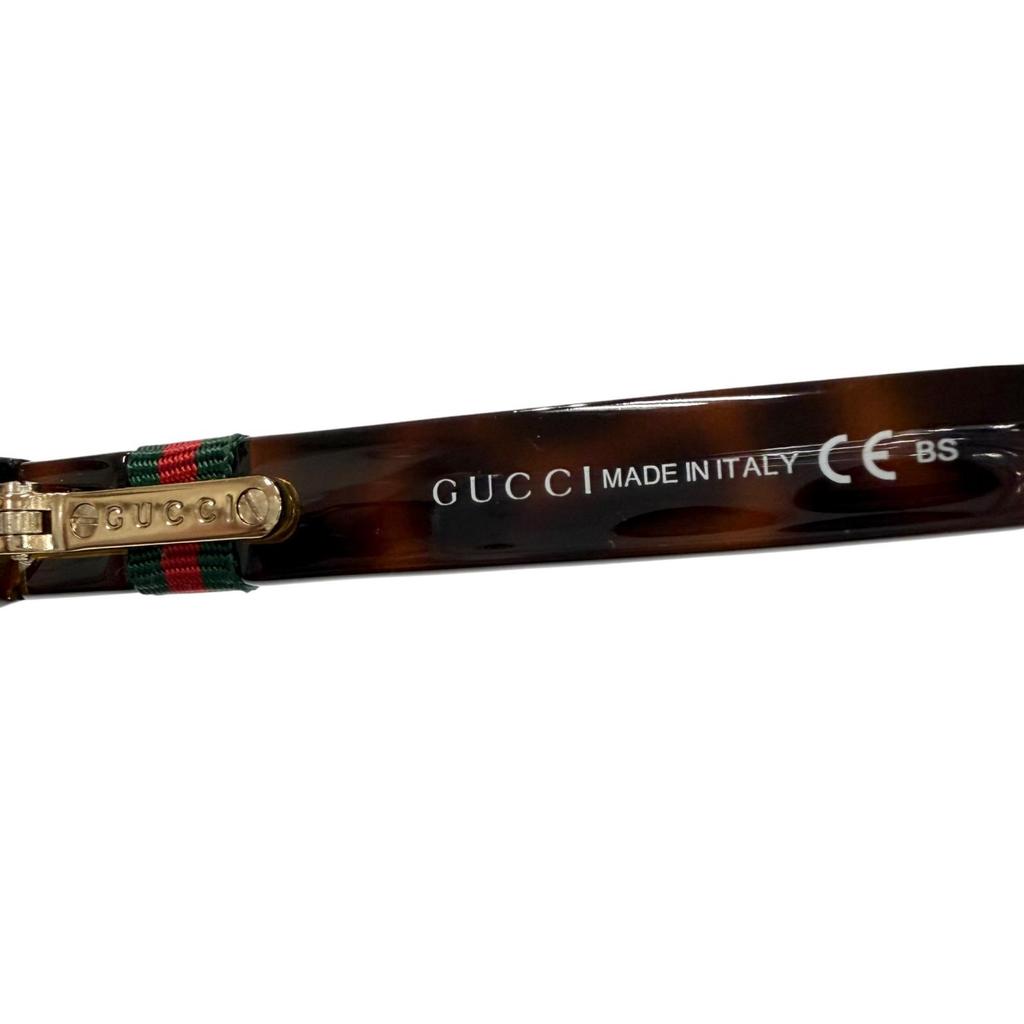 Excellent GUCCI Glasses Tortoise pattern Clear brown mens GG3670 Used