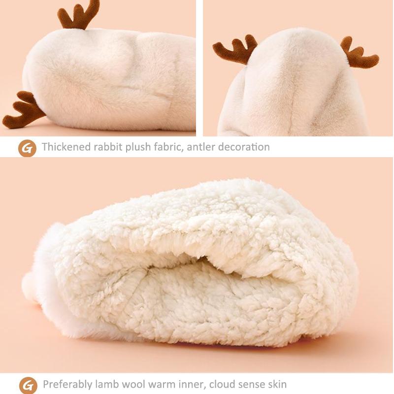 Рождественская детская зимняя теплая шапка для маленьких мальчиков и девочек, милый шарф с капюшоном и рогами оленя и лося, шарф-ушанка