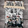 3D Print MANGA Anime My Hero Academia Bedding Set Boys Girls Twin Queen Full Size Duvet Cover Pillowcase Bed Adult Bedroom