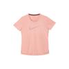 Dri-FIT Swoosh Sports Training Vintage Breathable Logo Print Crew Neck Short Sleeve T-Shirt Women Tops Pink FB4697-618