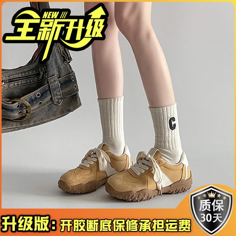 Piaohong retro lightweight Forrest Gump shoes women's 2025 spring new comfortable student soft-soled running shoes casual moral training shoes