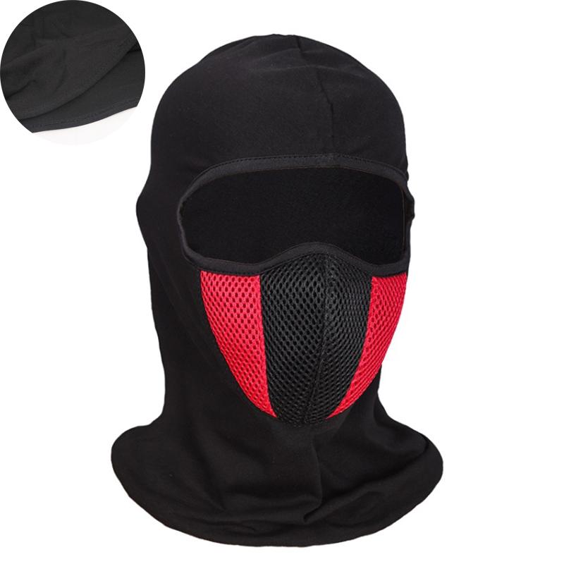 Motorcycle Balaclava Full Face Mask Summer Breathable Motorbike Riding Neck Face Mask Motocross Cycling Mask Helmet Hood Men