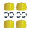 4 Sents Axle Cap Bearing Cover M143338 4 Комплект стопорных колец для газонокосилок John For Deere 102, садовый инструмент для замены триммера