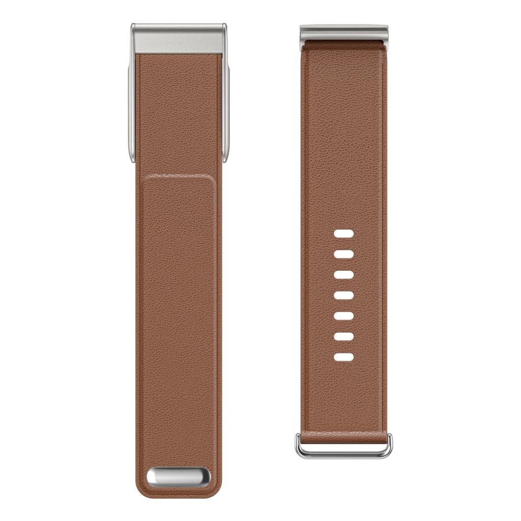 For WHOOP 5.0 LIFE MG Leather Watch Band with Button Buckle Fitness Tracker Adjustable Strap