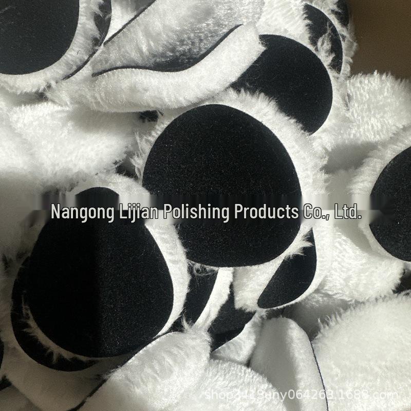 High-Density Self-Adhesive Wool Polishing Disc - Car Waxing and Beauty Sponge Wheel