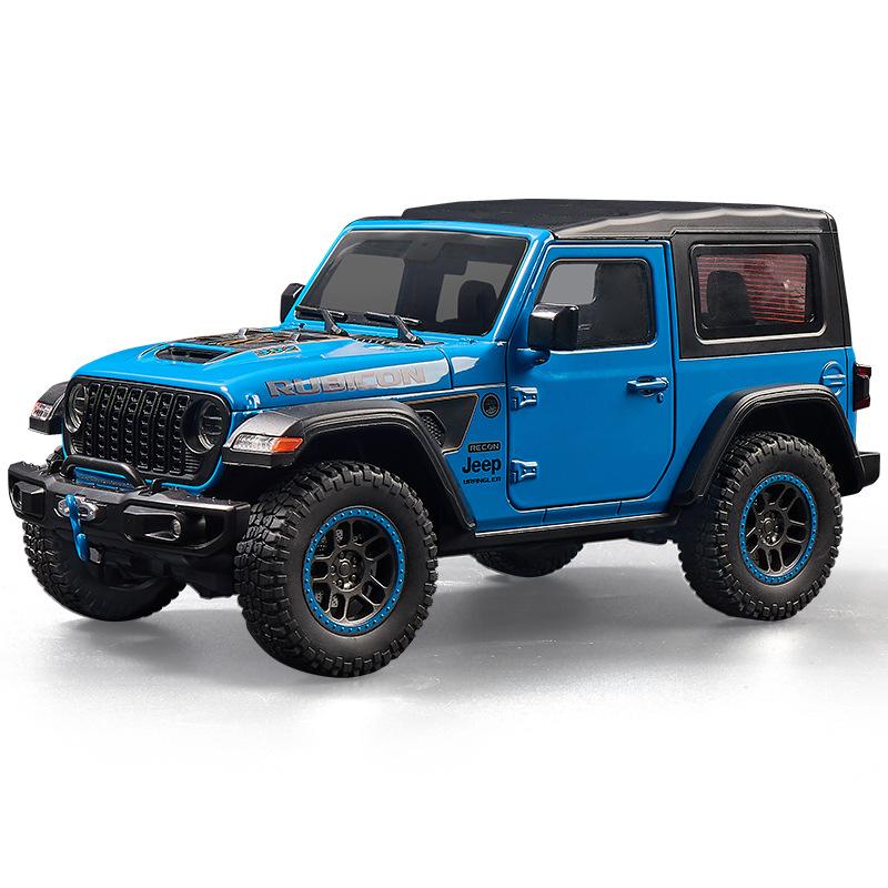 1:18 Jeeps Wrangler Rubicon 20th Alloy Diecasts & Toy Vehicles Metal Toy Car Model Sound and light Collection Kids Toy ALS1