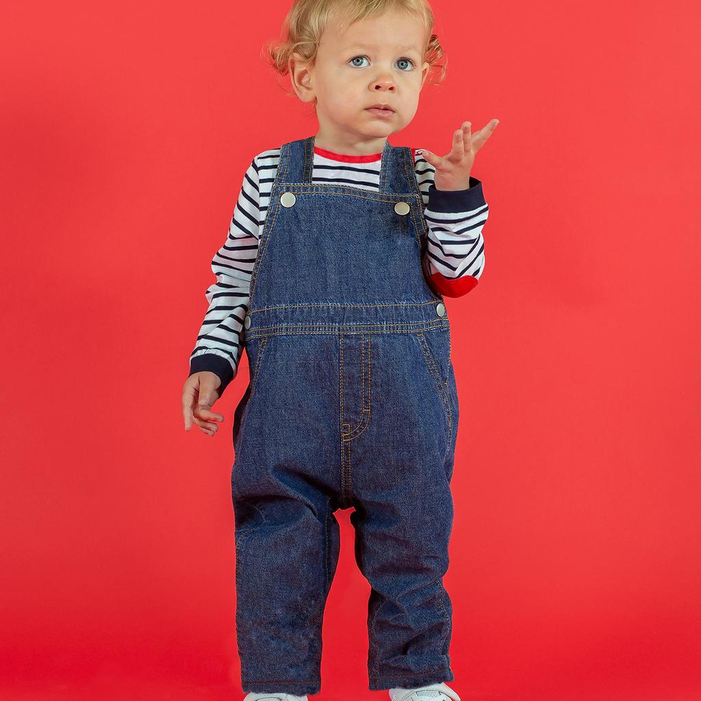 Larkwood Baby Denim Dungarees