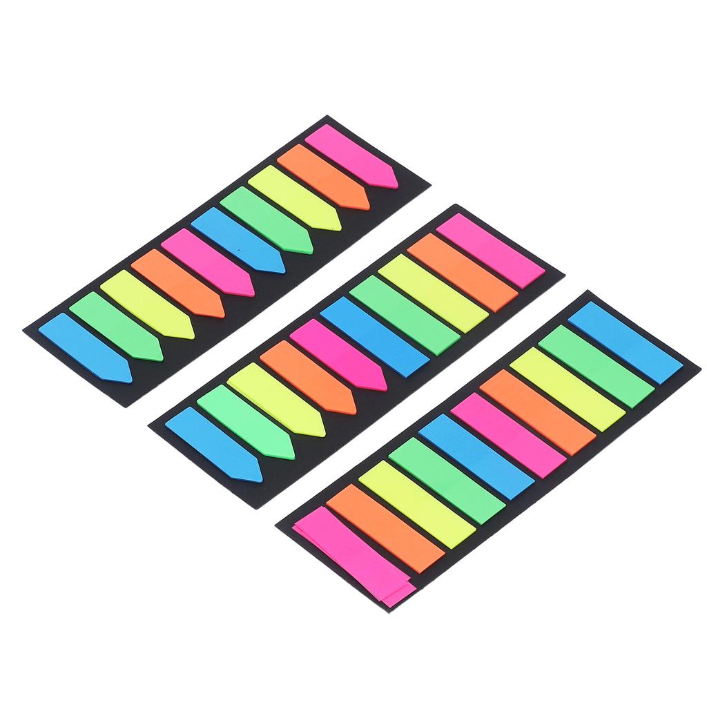 15 Sets Transparent Sticky Notes Transparent Design Colorful Reusable Widely Used Cute Sticky Notes