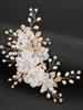1 Свадебный цветок страз жемчуг гребень для волос; Свадебные аксессуары для волос