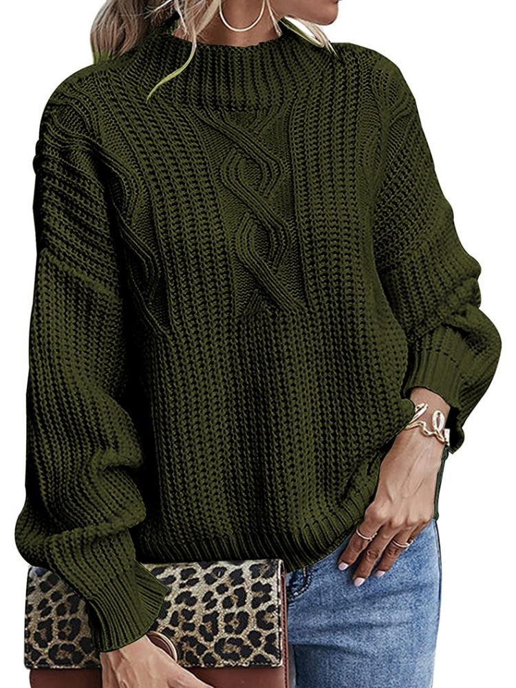 Женский осенне-зимний свитер: Базовый слой с длинным рукавом, со средней горловиной, облегающего кроя, пуловер с круглым вырезом, роскошный топ свободного кроя, стройнящий и универсальный