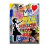 Modern Graffiti Canvas Art Painting Banksy Popular Posters and Printed Pictures Wall Art Printing Living Room Home