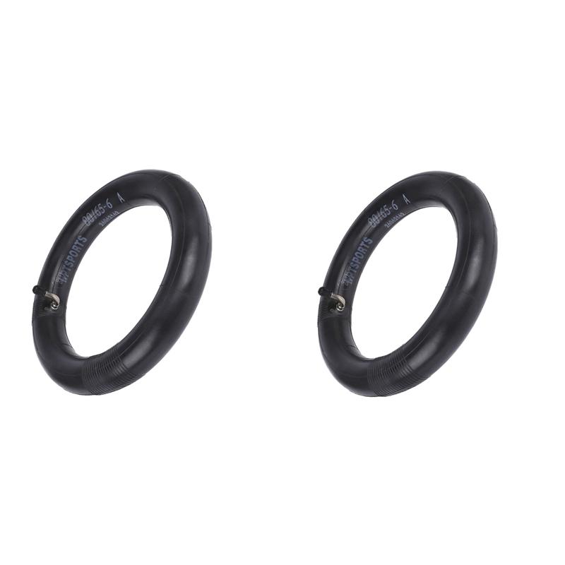 A74K 2pcs 10 Inch 80/65-6 Inner Tube 255X80 Rubber for Zero 10X for Kugoo Electric Scooter Replacement Parts