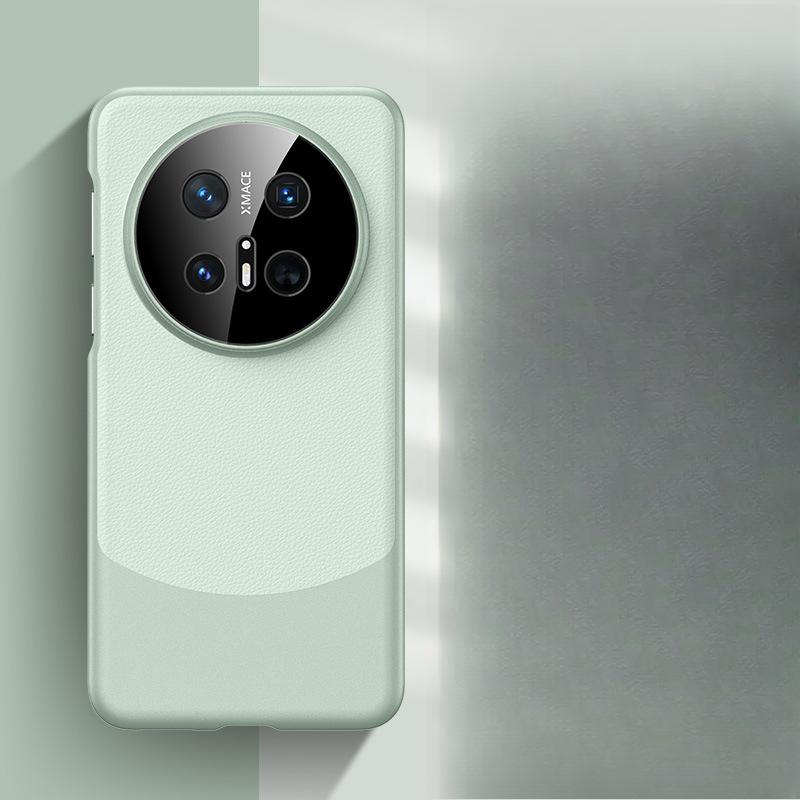 A High-end M70rs All-inclusive Anti-drop Plain Leather Case Suitable for Huawei Mate70pro Phone Case Assembly