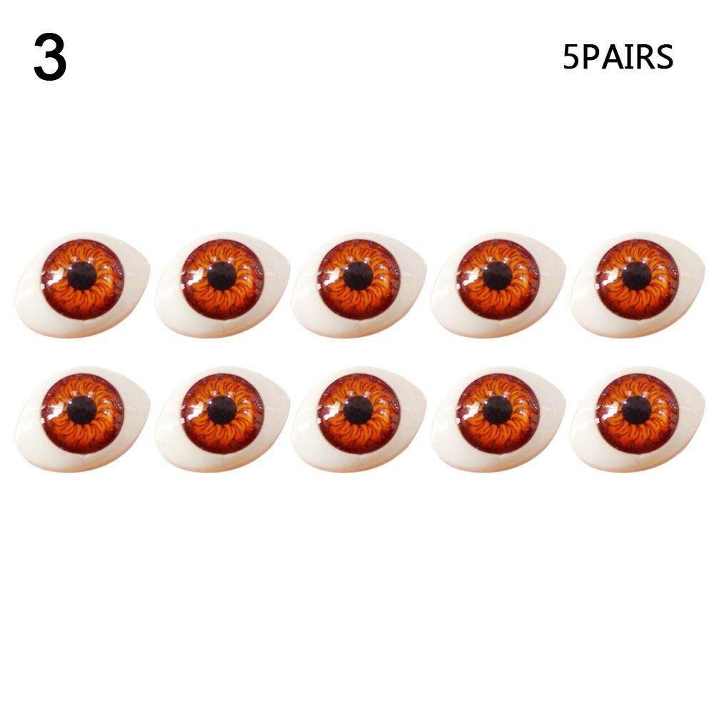 5 пар DIY Кукольный глаз 12x16мм Аксессуары для глаз Новые Поделки для изготовления кукол DIY BJD кукла