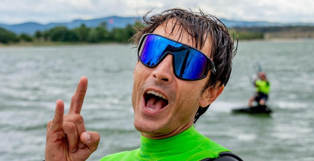 OCEAN KILLY WATER Floating Organic Lightweight UV Detachable Strap Shiny Black Blue REVO Sunglasses, Bio-Based Frame, Protection, & Floater,