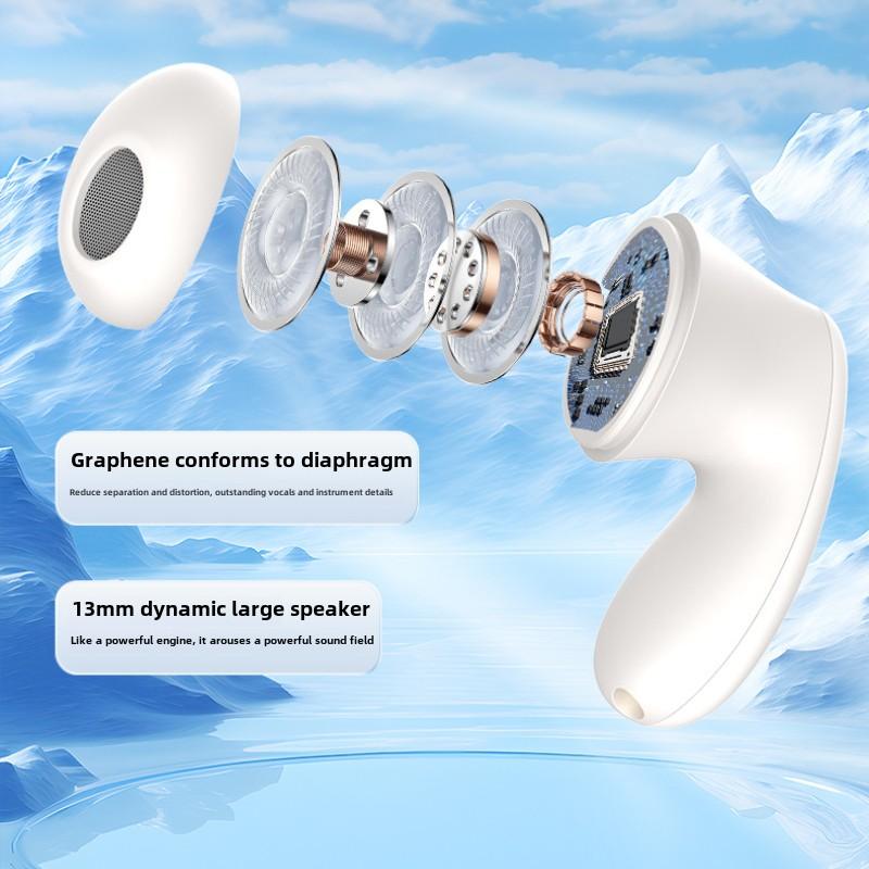 Bluetooth Headset Wireless Semi-in-ear Ultra-long Life High Sound Quality Comfortable Wear Active Noise Reduction