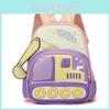 Excavator Children Cartoon Backpack With Breathable Nylon For Kids School Travel