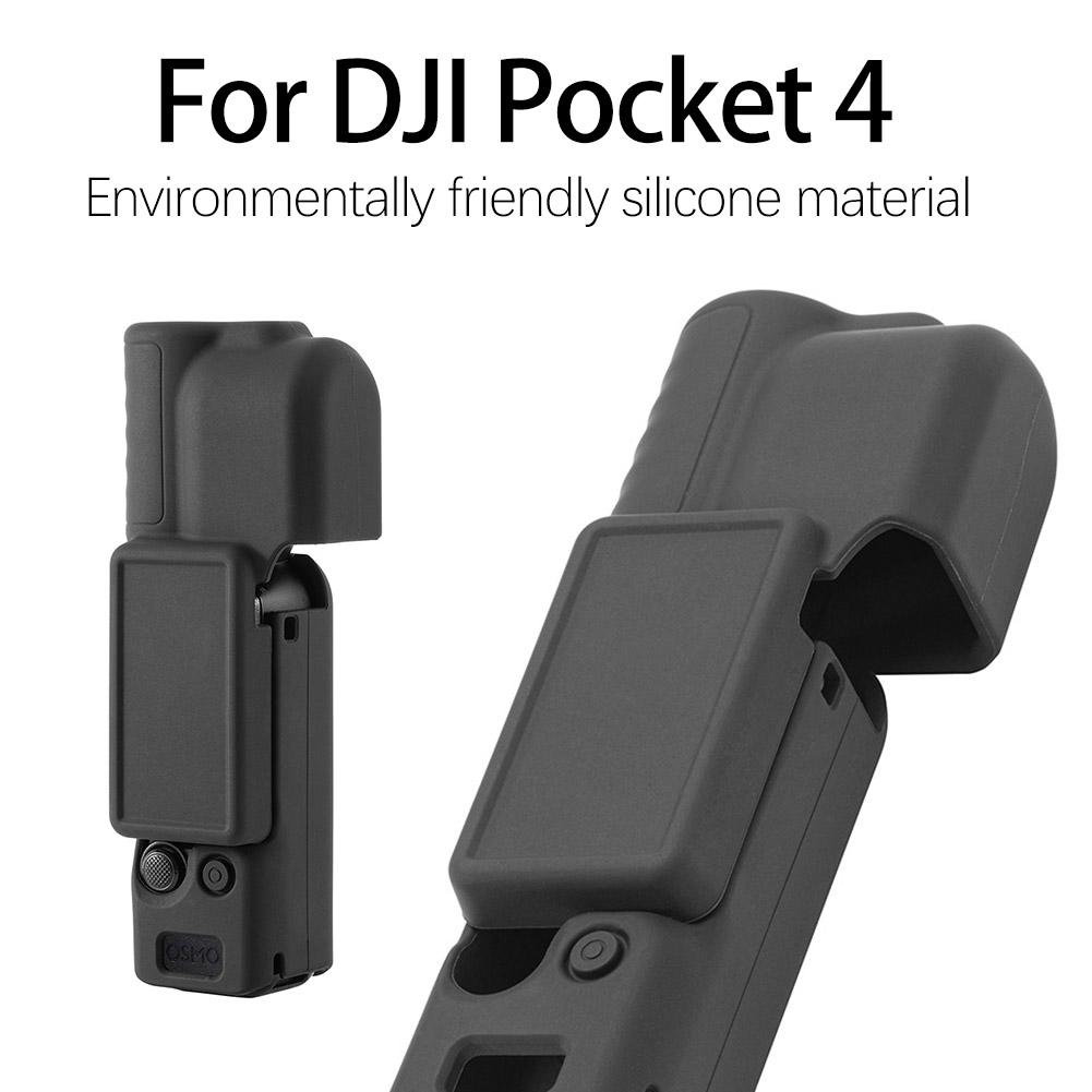 Для DJI Pocket 4 Силиконовый Защитный Чехол Адаптер с Клипсой Быстрого Отсоединения Рамка Крепление Аксессуары для Камеры