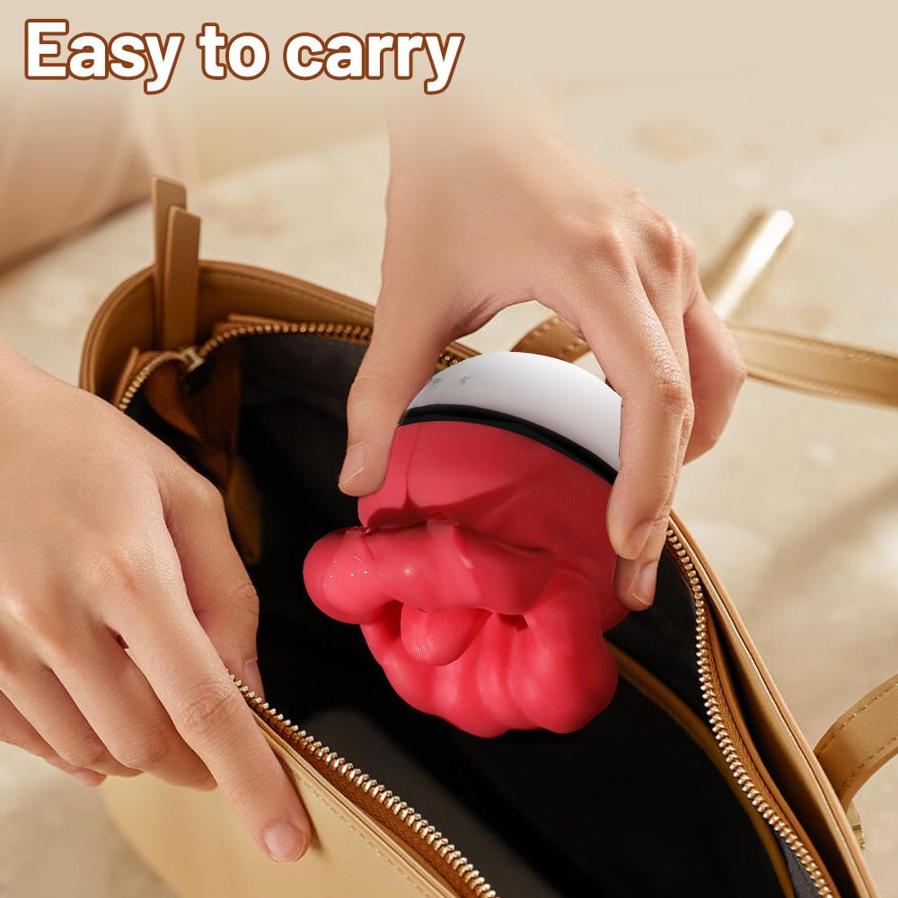 Red Lip Tongue Licking Vibrator Female Masturbator Big Mouth Girl Toy Clitoris Vaginal G-Spot Massager Adult Sex Toy For Women