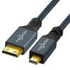 Twozoh Micro HDMI To Mini HDMI Conversion Cable 1M 4K Mini HDMI To Micro HDMI Cable Eligible Invoice Available (Type D-Type C) 60Hz,