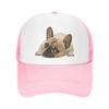 Custom Cute French Bulldog Baseball Cap Unisex Women Personalized Breathable Trucker Hat Streetwear Snapback Dad Hats