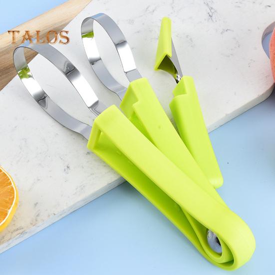 3-in-1 Stainless Steel Fruit Baller Set Melon Carving Tools Fruit Peeler Cutter Seeds Remover Ice Cream Baller Kitchen Utensils