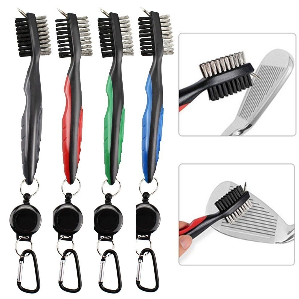 Sporting Goods Retractable Groove Cleaner Groove Cleaning Brush Golf Accessories Golf Club Brush