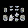 Tableware Dollhouse Miniature Tea Set Miniature Porcelain Tea Cup Set  Doll House Accessories