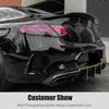 Для Mercedes W206 C260 C300 AMG Coupe Глянцево-черные Накладки на задний бампер F Вентиляционные отверстия