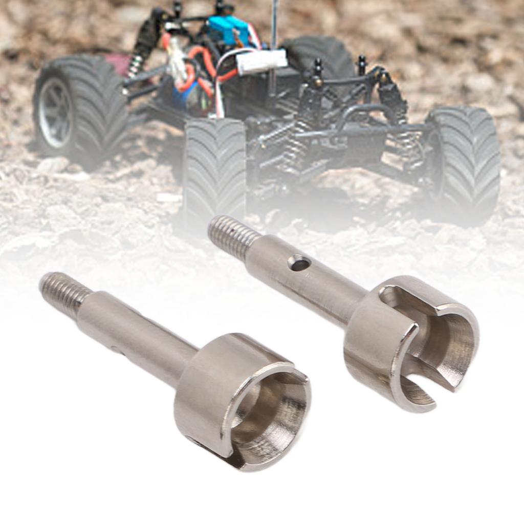 2 шт. RC задние колпачки оси колеса для WLTOYS 124008 124010 радиоуправляемая машинка металлический ступичный вал оси колеса