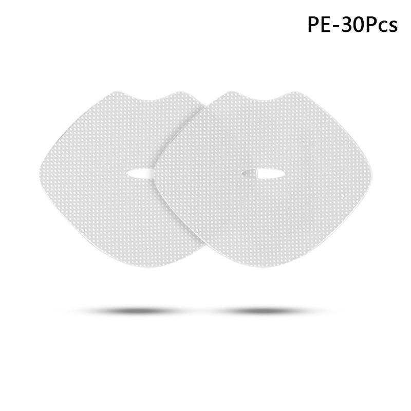 30 шт./пакет наклейки против храпа в форме губ для детей, улучшающие дыхание, ночной сон, губы, нос, наклейка для закрытия рта