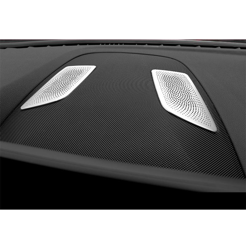 Для BMW 5 серии G30 17-20 2* Центральная приборная панель стереодинамиков Крышка Отделка салона автомобиля