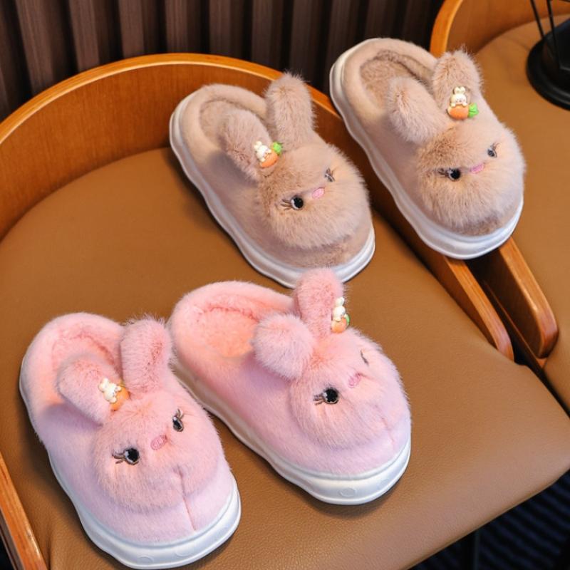 Pantuflas Детские хлопковые тапочки Зимние тапочки Мультяшные тапочки для девочек Домашняя обувь Теплая хлопковая обувь для мальчиков Детские тапочки Шлепанцы Zapatos Niña
