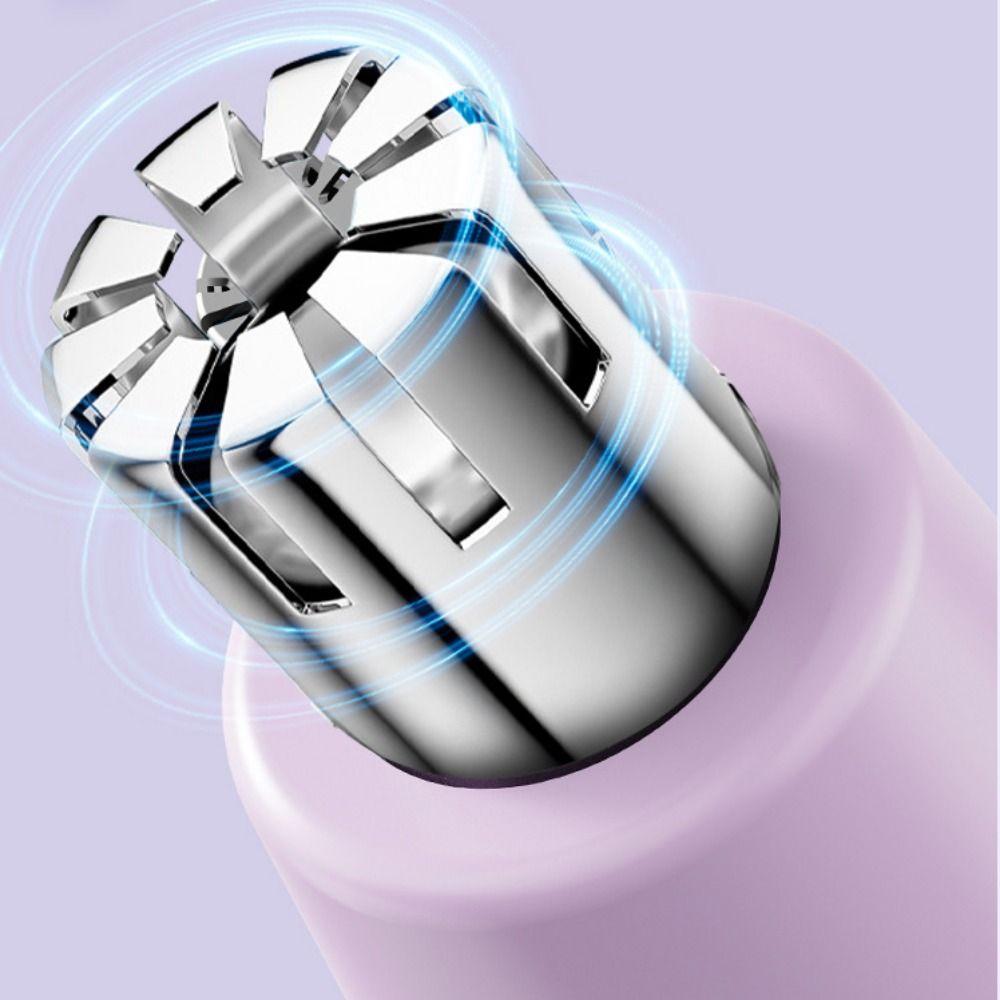 Портативный электрический эпилятор на батарейках, инструмент для бритья пушка на лице, триммеры для бровей, щеки