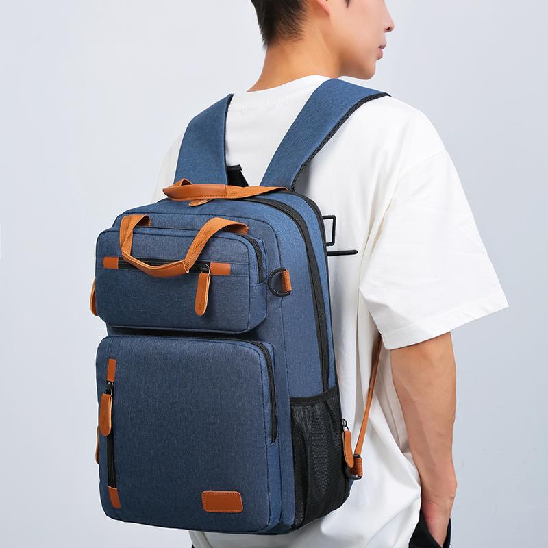 TS JYL laptop bag,Men Casual Travel Backpack Large Shockproof Crossbody Laptop Waterproof